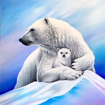 Картина белый медведь