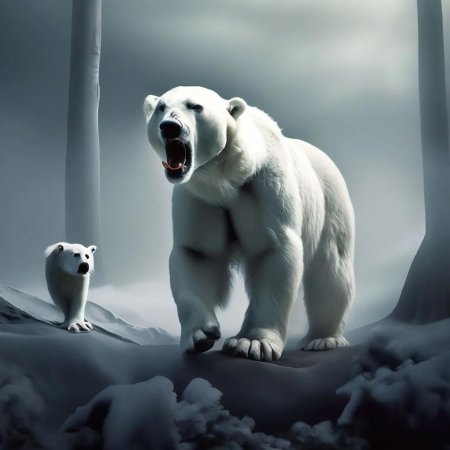 Белая медведь