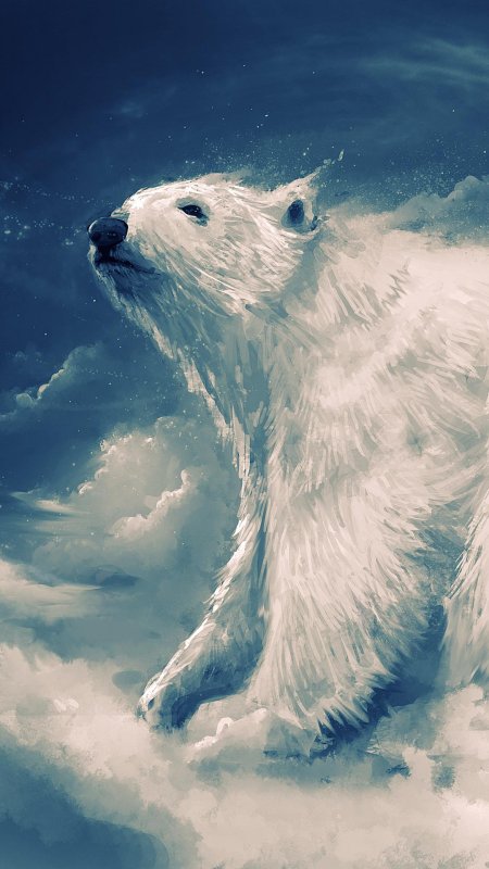 Белая медведь