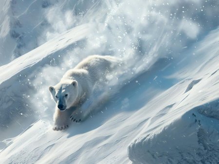 Белая медведь