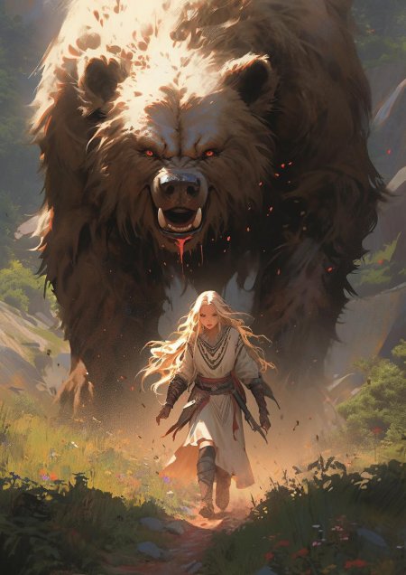 Приручить медведя девушка