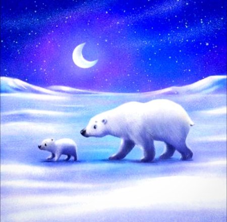 Северное сияние умка