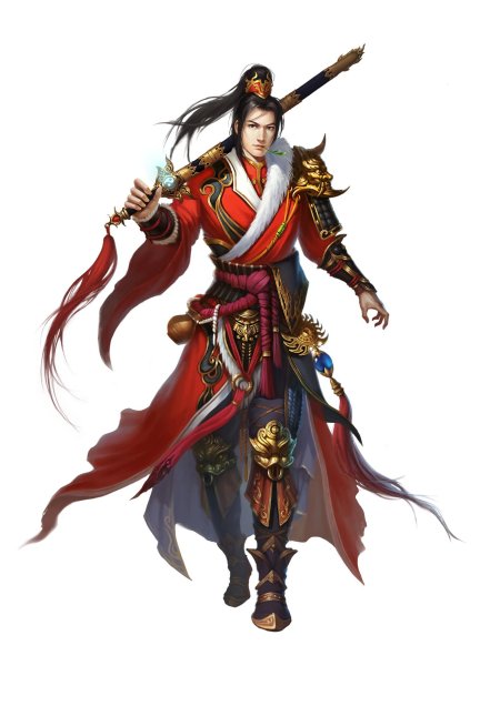 Китайский воин арт