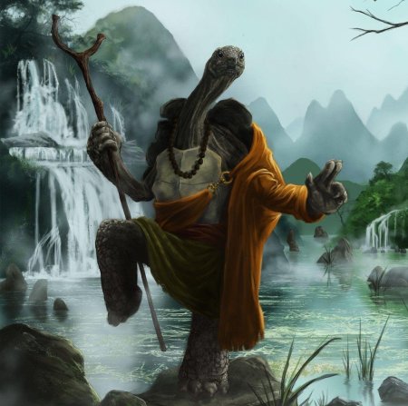 Боевой монах днд арт