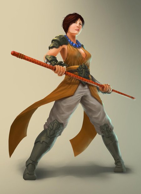 Монах днд арт