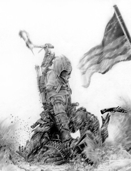 Коннор ассасин тату