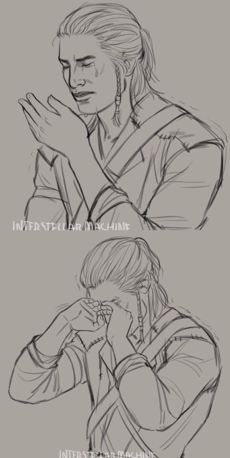 Скетч ведьмак геральт