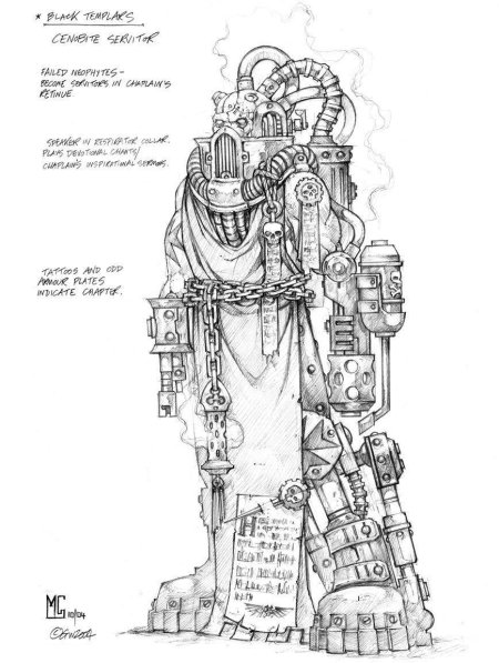 Сервитор warhammer 40k