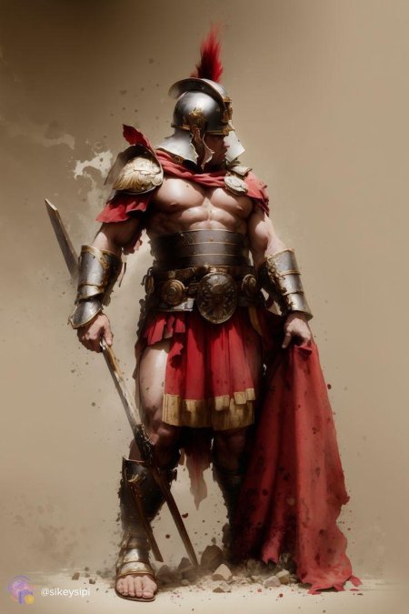 Гладиатор с копьем