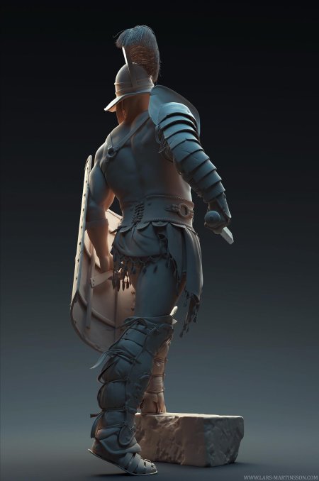 Римский гладиатор мурмиллон