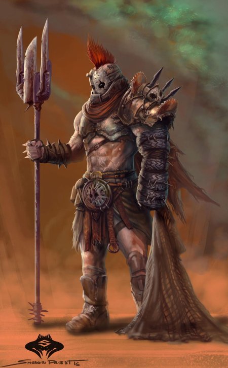 Гладиатор днд арт