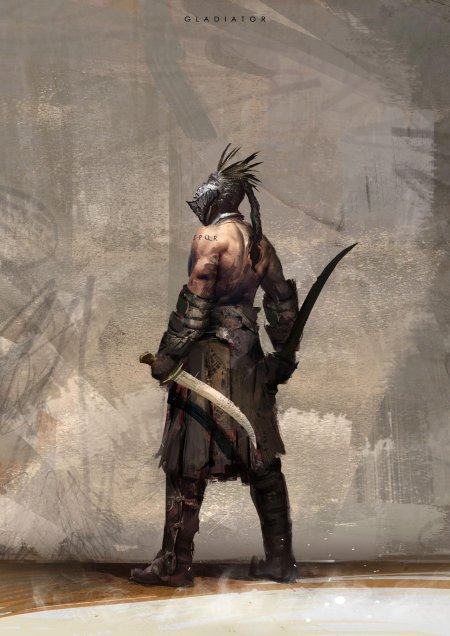 Воин с копьем днд