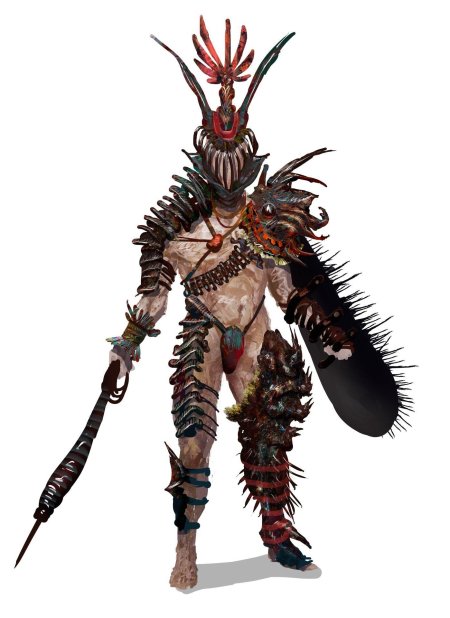 Ацтекский шаман арт