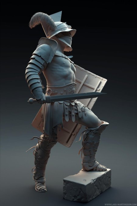 Римский гладиатор мурмиллон