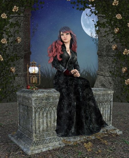 Девушка готика