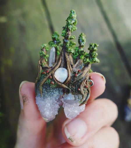 Из полимерной глины украшения