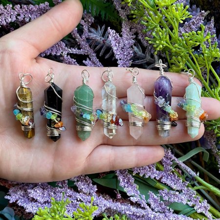 Подвеска с кристаллами