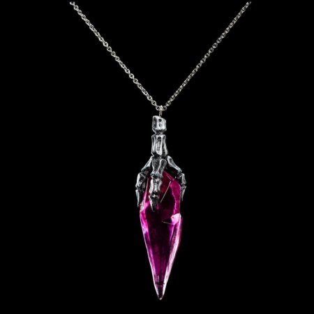 Кулон с аметистом