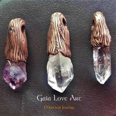 Кулон из полимерной глины