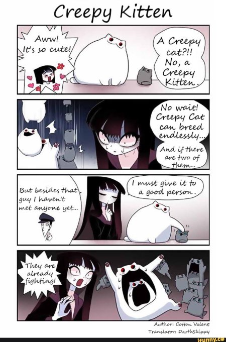 Криппи кэт комикс