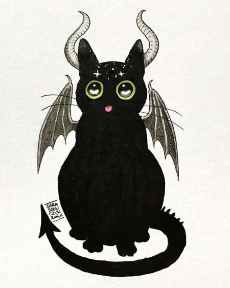 Готический кот