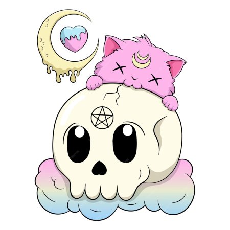 Череп каваи