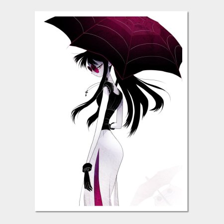 Девушка с зонтом