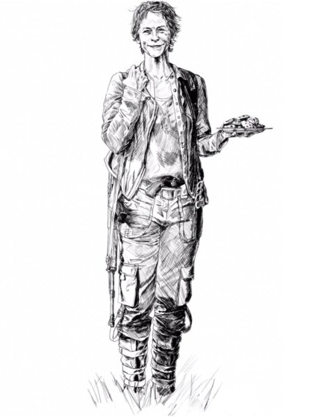 Кэрол пелетье ходячие мертвецы комикс