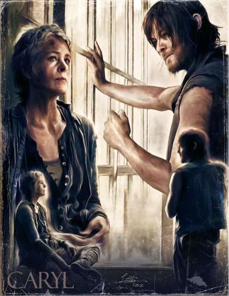 Ходячие мертвецы дэрил и кэрол