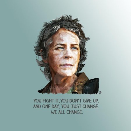 Ходячие мертвецы кэрол арт