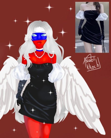 Россия countryhumans девушка