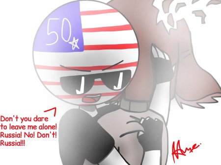 Countryhumans россия и америка шип