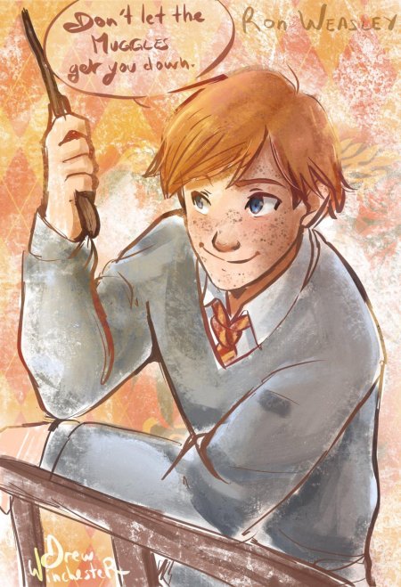 Гарри поттер и рон уизли