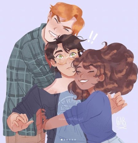 Гарри поттер гермиона и рон