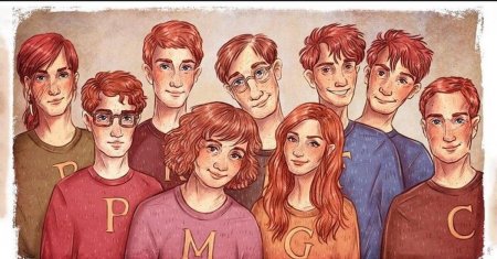 Гарри поттер семья уизли