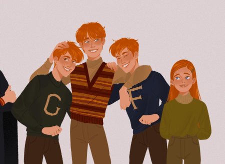 Гарри поттер семья уизли