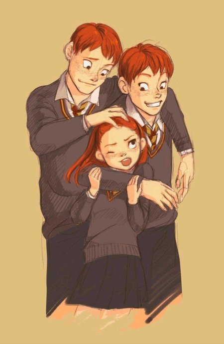 Гарри поттер рон и гермиона