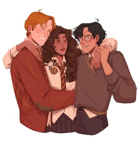 Золотое трио гарри поттер