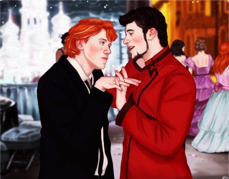 Виктор крам и рон уизли