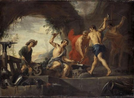 Лука джордано кузница вулкана