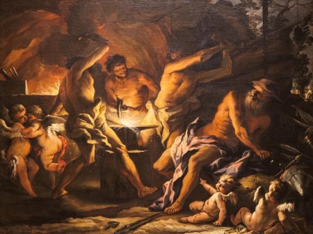 Лука джордано кузница вулкана