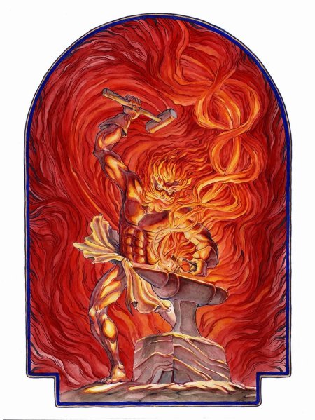 Бог гефест вулкан