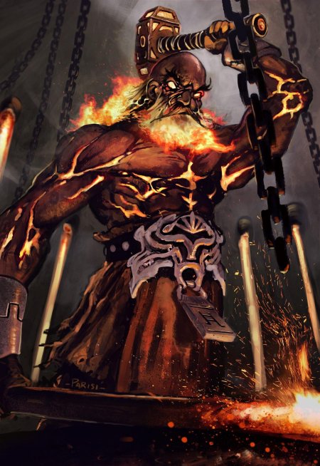 Гефест бог огня