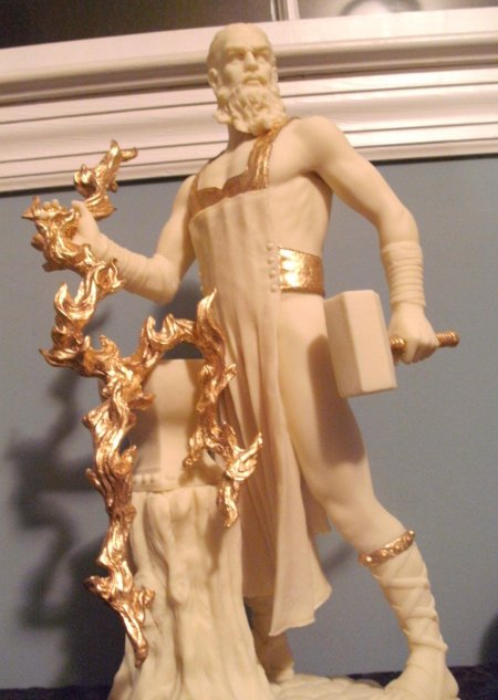 Гефест скульптура древней греции