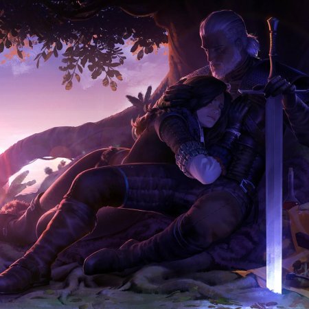 Ведьмак геральт и йеннифер арт