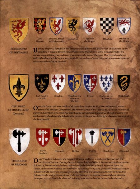 Гербы бретонии warhammer fantasy