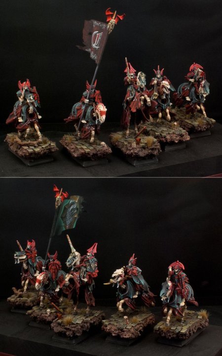 Миниатюры вампиры рыцари вархаммер фэнтези батл