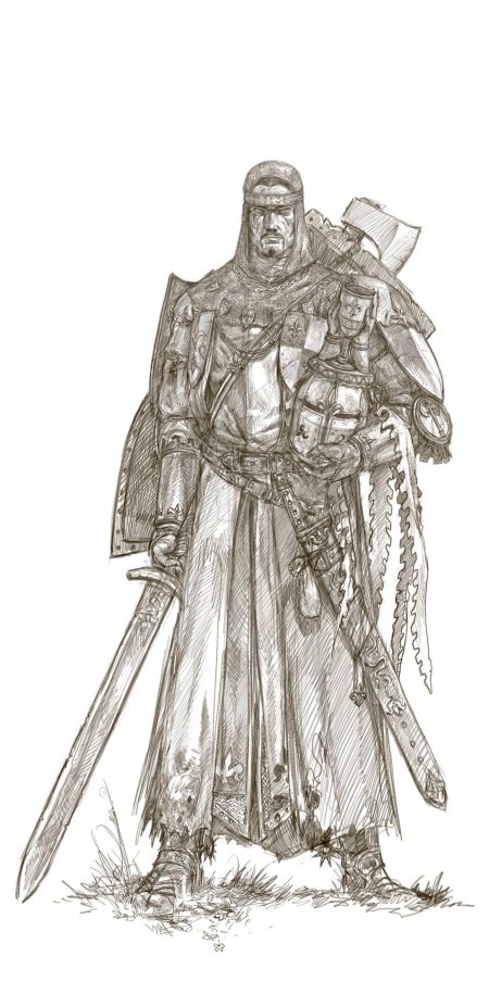 Рыцарь грааля warhammer