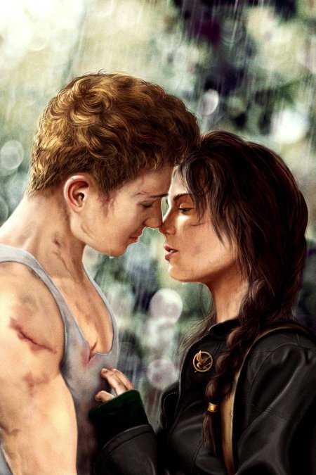 Китнисс эвердин и пит мелларк арт