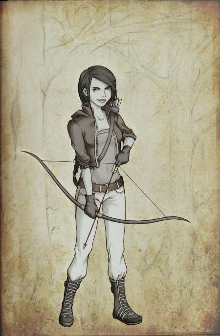 Китнисс эвердин рисунок